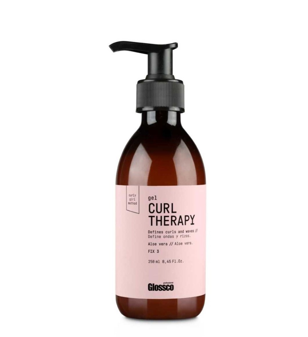 Gel Curl Therapy Glossco Rizos Definidos y Nutrición 250 ml