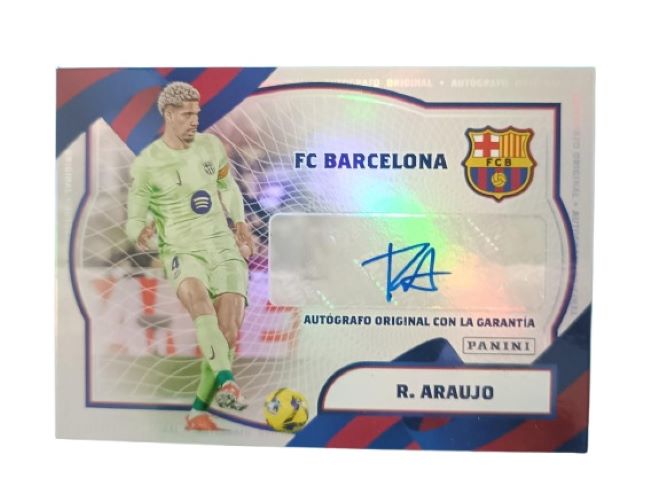 Ronald Araujo  Autógrafo Original Barcelona Panini Club - Solo 100 copias