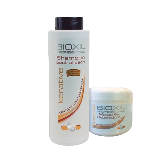 Tratamiento Pack Keratina, Champú y Mascarilla Kerative