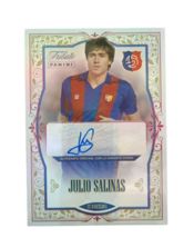 miniatura Julio Salinas Autógrafo Original Tributo 125 aniversario FC Barcelona (solo 155 copias)