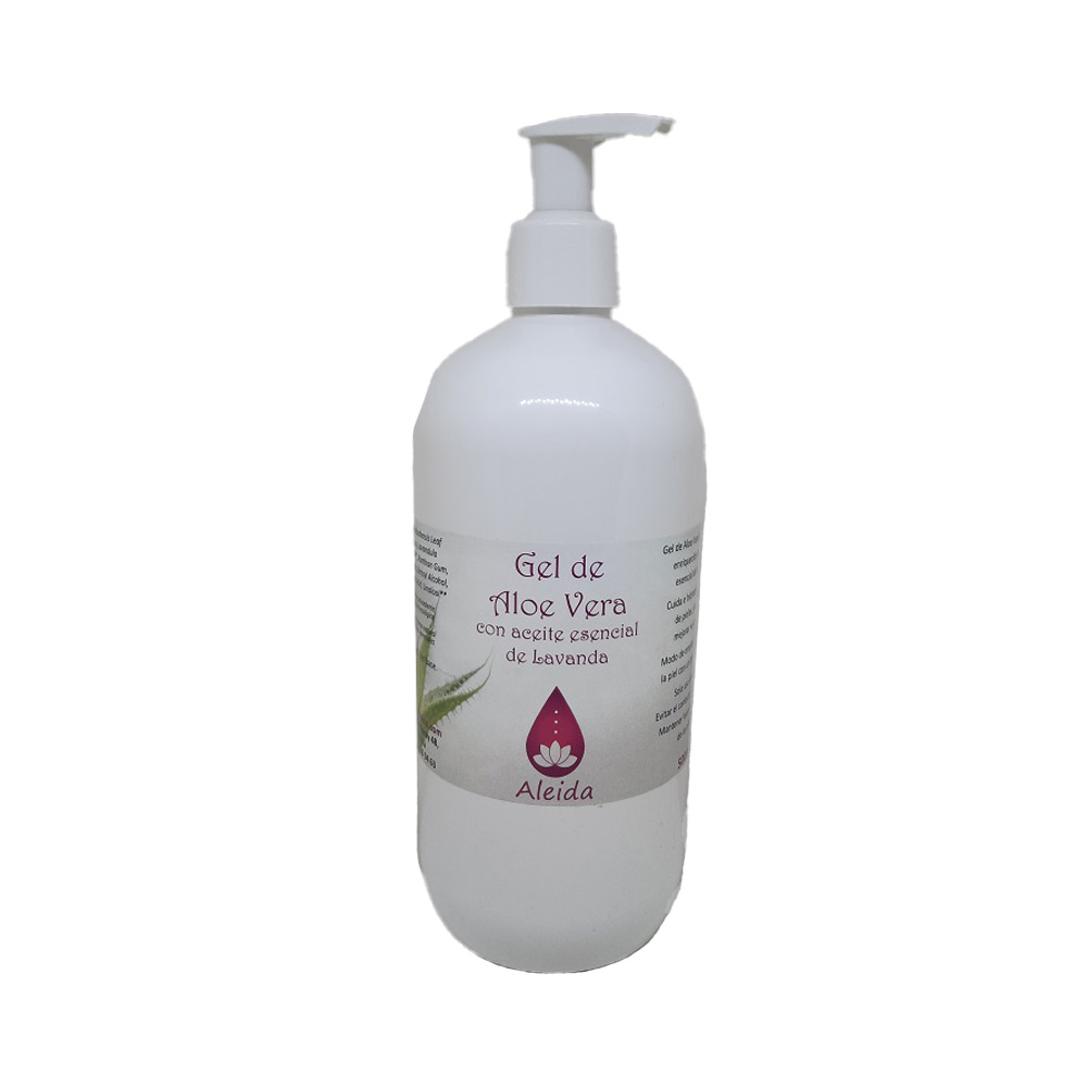 Gel de Aloe Vera con Lavanda - 500 ml
