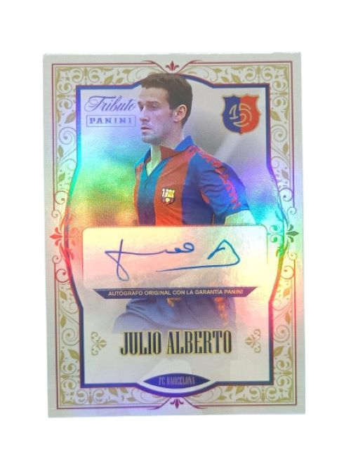 Julio Alberto Autógrafo Original Tributo 125 aniversario FC Barcelona - solo 150 copias
