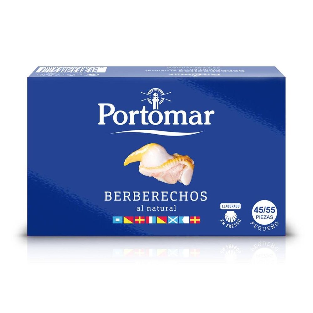 Berberechos al Natural 45/55 - 63 g escurrido Portomar
