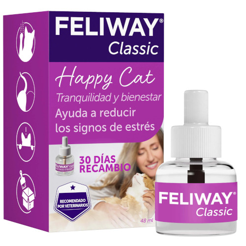 Feliway Classic Recambio 48 ml para 1 Mes