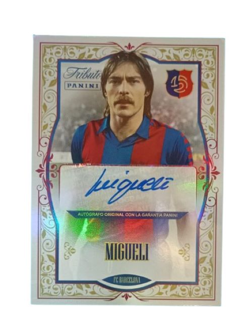 Migueli Autógrafo Original Impreso Tributo 125 aniversario FC Barcelona - Solo 150 copias