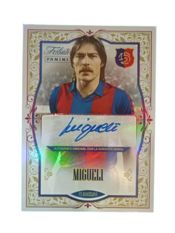 miniatura Migueli Autógrafo Original Impreso Tributo 125 aniversario FC Barcelona - Solo 150 copias