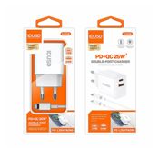 miniatura Cargador USB-C 25W PD+QC con Cable Lightning | Alta Velocidad y Seguridad
