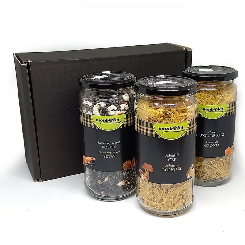 Pack Degustación de Fideuás x 3 unidades