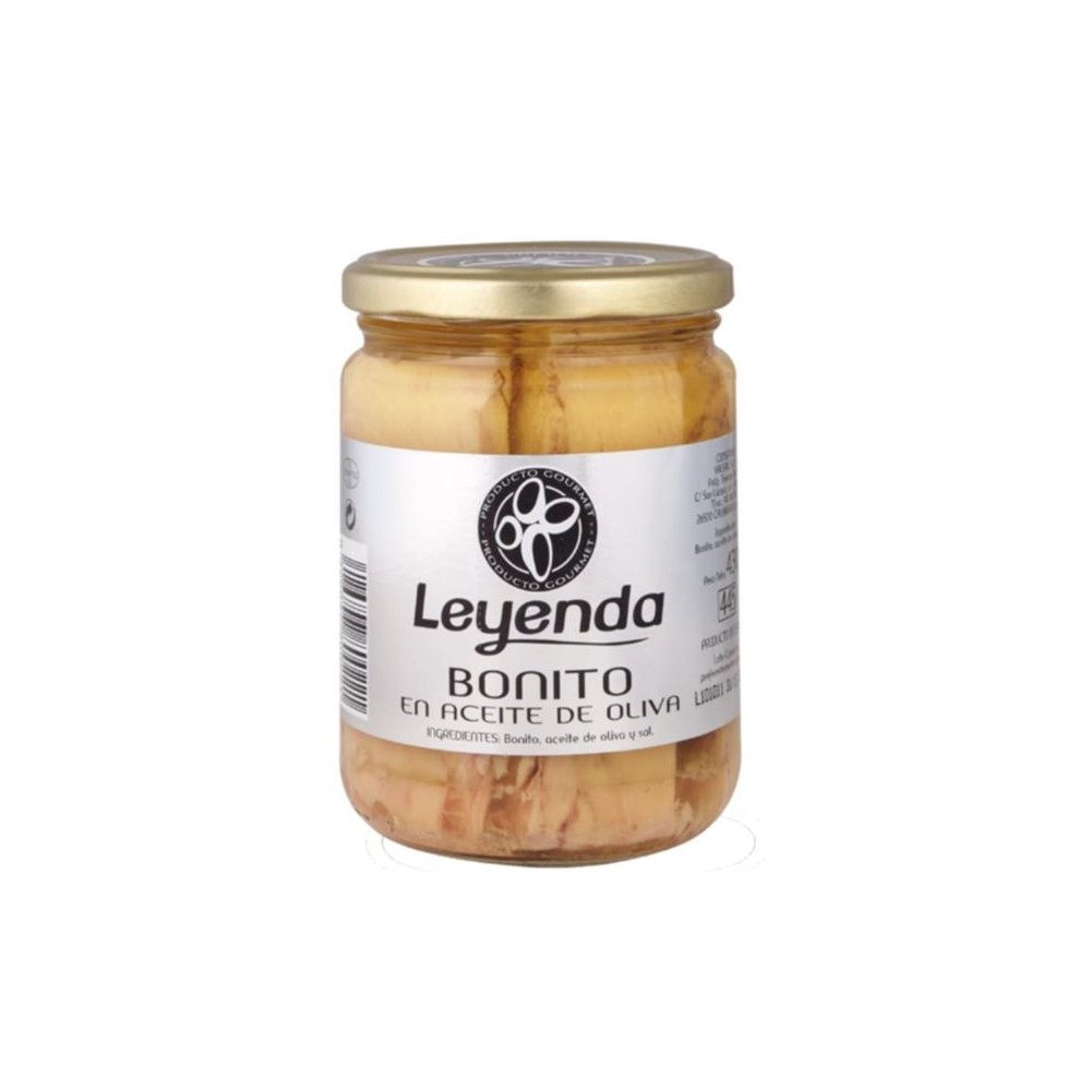 Lomos de Bonito del Norte en Aceite de Oliva - Leyenda Frasco 445 ml