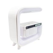miniatura Altavoz Lampara con carga inalámbrica forma de G