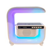 miniatura Altavoz Lampara con carga inalámbrica forma de G