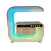 miniatura Altavoz Lampara con carga inalámbrica forma de G