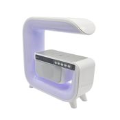 miniatura Altavoz Lámpara con carga inalámbrica forma de G