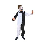 miniatura Disfraz Payaso Asesino Blanco y Negro Infantil