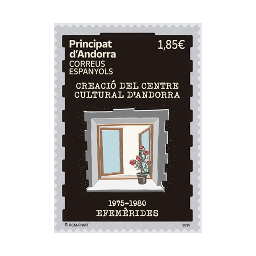 Sello Creació del Centre Cultural d´Andorra