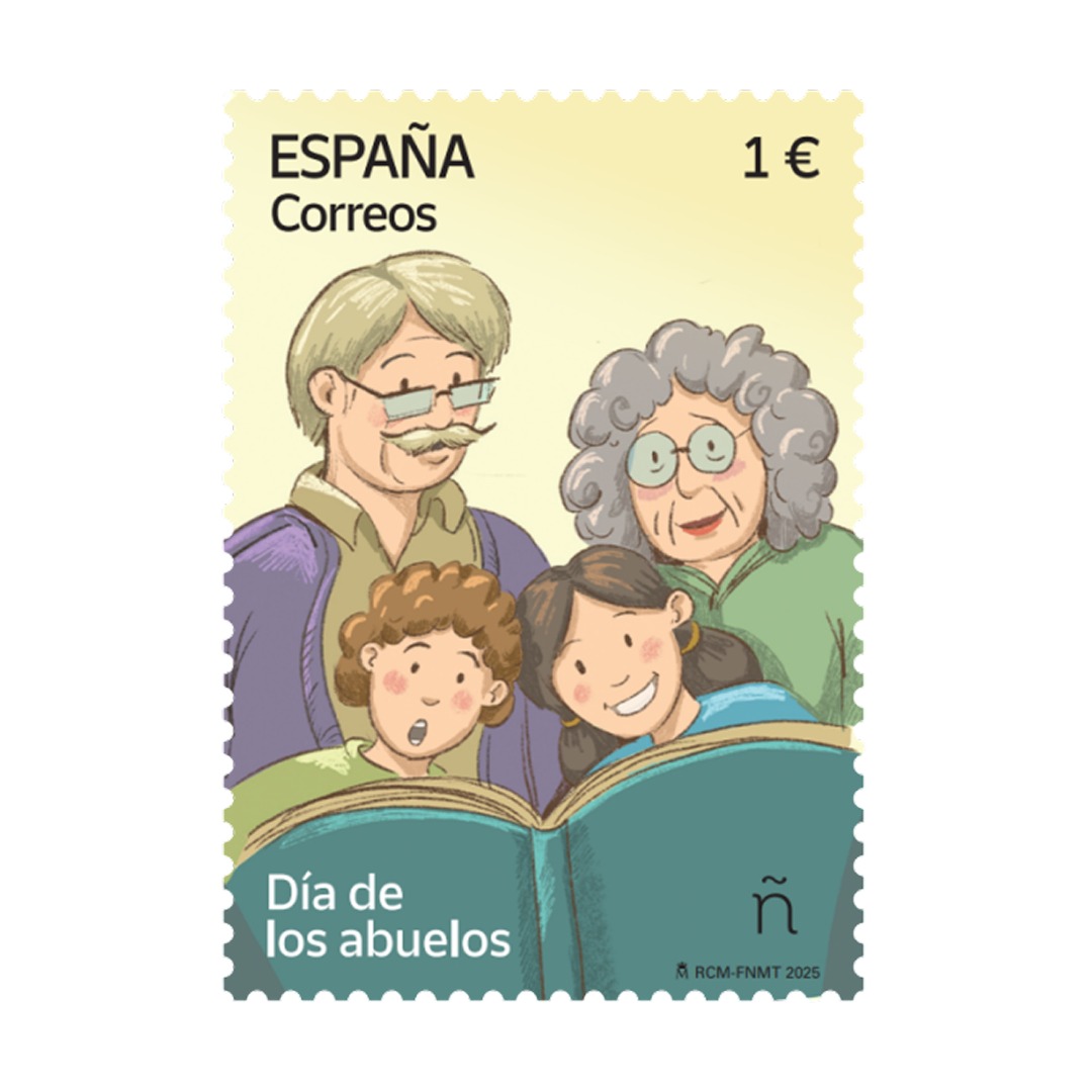Sello Día de los Abuelos