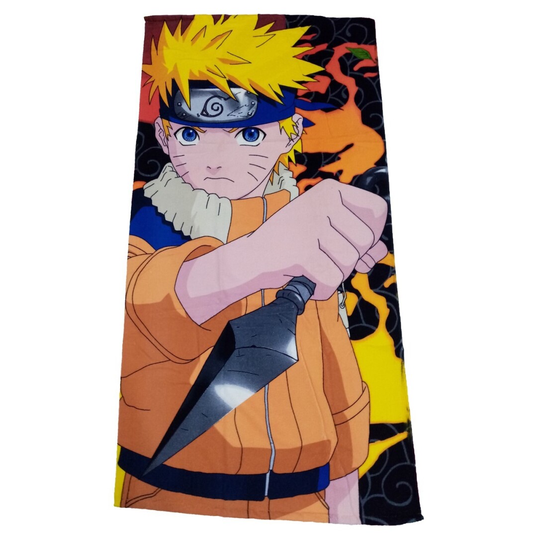 Toalla Playa o Piscina Microfibra Anime Naruto 140x70cm
