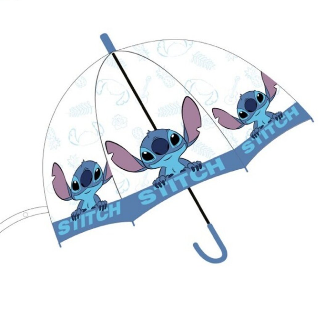 Paraguas Niñ@s Automático Lilo y Stitch Azul 48cm x 78cm diámetro