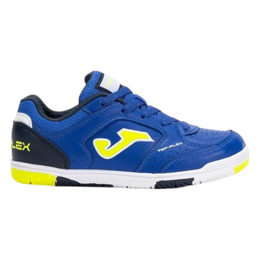Imagen ZAPATILLAS JOMA TOP FLEX JR 2505 AZUL ROYAL TPJW2505IN INDOOR FUTBOL SALA NIÑOS