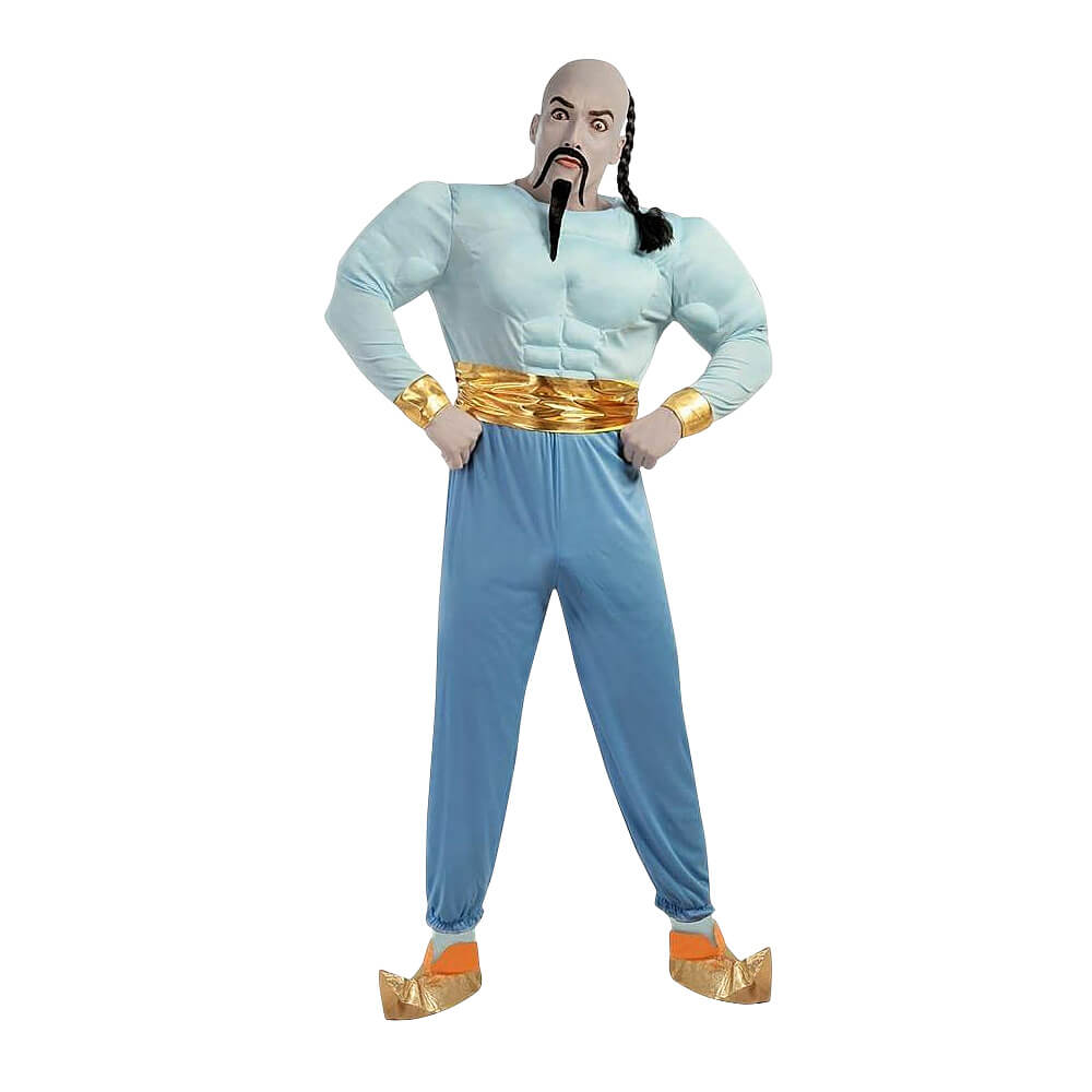 Disfraz Genio Musculoso de lámpara de Aladino Adulto