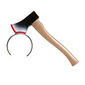 miniatura Hacha que atraviesa la cabeza 1