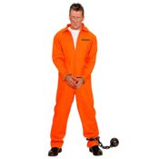 miniatura Disfraz de Preso Naranja Adulto 2