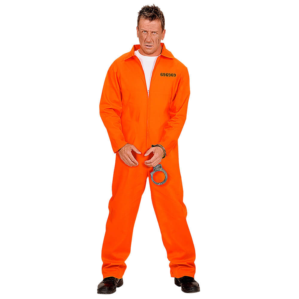 Disfraz de Preso Naranja Adulto 1