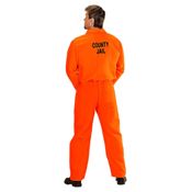 miniatura Disfraz de Preso Naranja Adulto 3