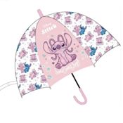 miniatura Paraguas Niñ@s Automático Lilo y Stitch con Ángel Rosa 48cm y 78cm diámetro 1