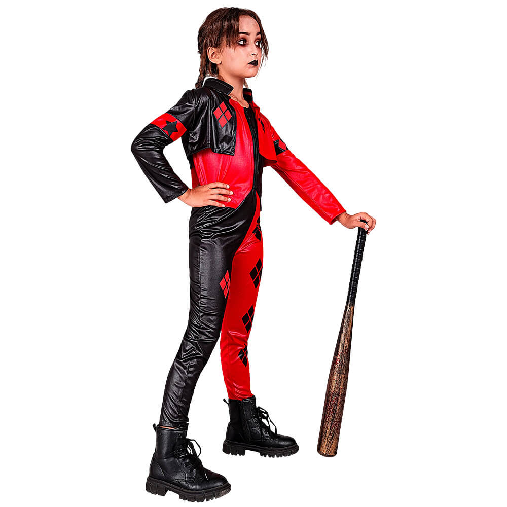 Disfraz Arlequín Malvada Infantil 1