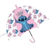 miniatura Paraguas Niñ@s Automático Lilo y Stitch Rosa con Ángel 48cm y 78cm diámetro 1