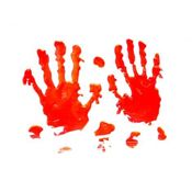miniatura Huellas de sangre Manos Decoración 2