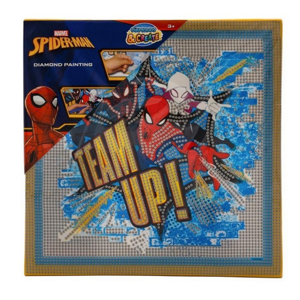 Display Pintura con Diamantes Marvel Spiderman 29x29cm 1
