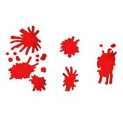miniatura Manchas de Sangre Pegatinas de gel 2