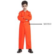 miniatura Disfraz Prisionero Naranja Infantil Unisex 2