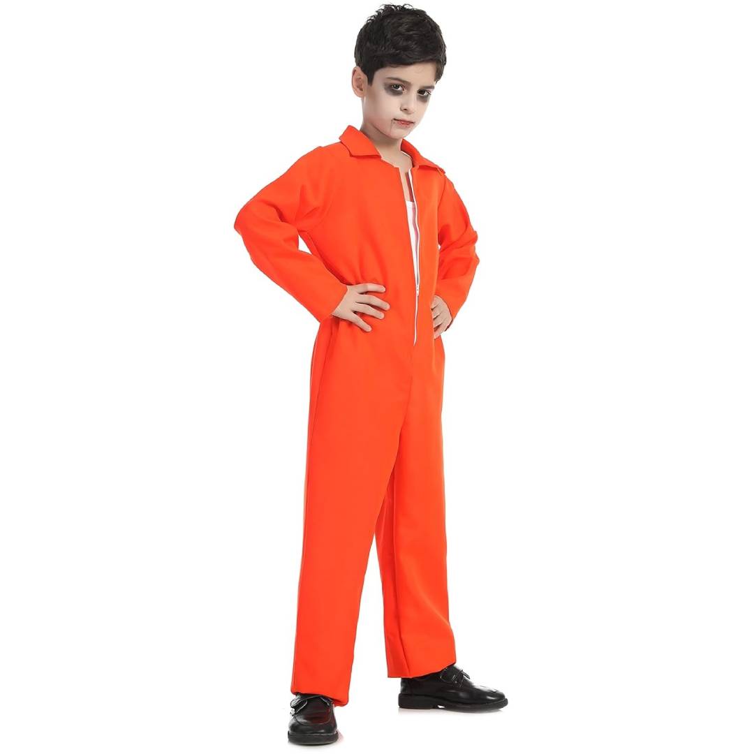 Disfraz Prisionero Naranja Infantil Unisex 1