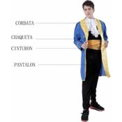 miniatura Disfraz Príncipe Bestia o Príncipe Azul Adulto 5