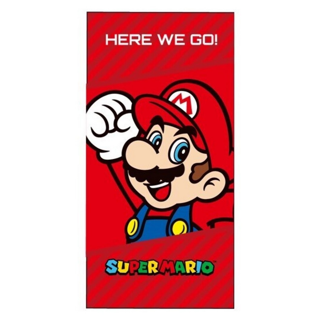 Toalla Playa o Piscina Microfibra Super Mario140x70cm