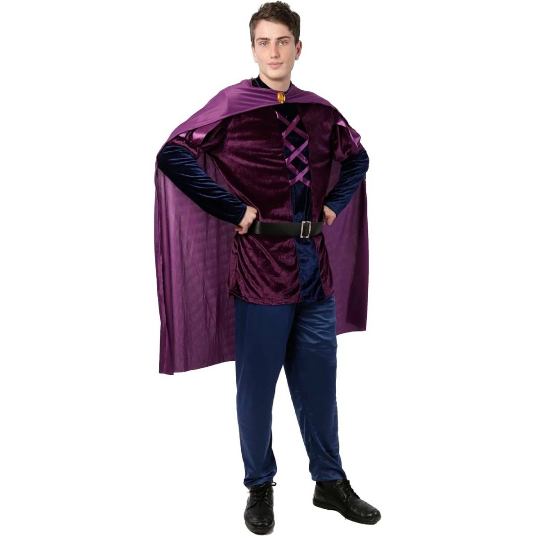 Disfraz Príncipe Lila Vintage Hombre Adulto 1