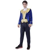 miniatura Disfraz Príncipe Bestia Azul Adulto 1