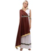 miniatura Disfraz Romana Diosa Emperatriz Medusa Griega Atenea Adulto 4