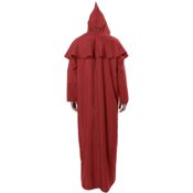 miniatura Disfraz Monje Sacerdote Túnica Roja Adulto 2