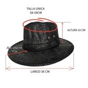 miniatura Sombrero Fedora Sintético Negro Desgastado Unisex Adulto 7