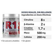 miniatura EFNE R1 Pre-entreno Máxima Potencia Sabor Frutas Del Bosque 400g 4
