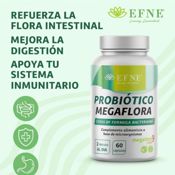 miniatura EFNE Probiótico Megaflora Evo9 60 cápsulas 4