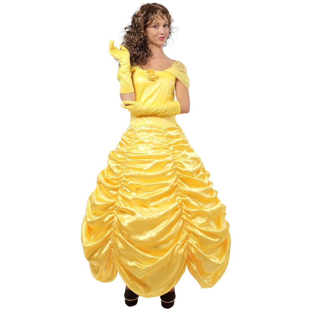 Disfraz Princesa Amarilla de La Bella y la Bestia Adulto 1