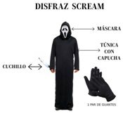 miniatura Disfraz Scream Adulto 4