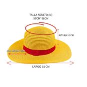 miniatura Sombrero De Paja Elegante