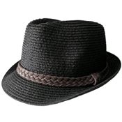 miniatura Gorro de Paja negro