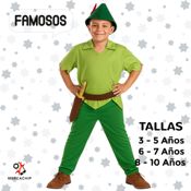 miniatura Disfraz de Peter Pan infantil 2